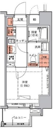 ハーモニーレジデンス池袋#002の物件間取画像